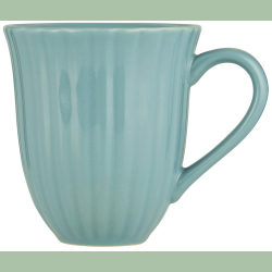 Krus m/riller Mynte Aqua Haze