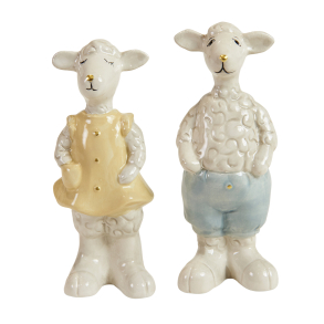 Pige fr med gul kjole