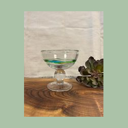 Mundbl�ste cocktailglas