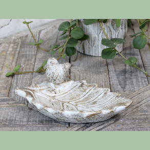 Fuglebad med guld mnster