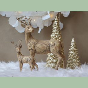 Hjort med lidt guld glimmer H17