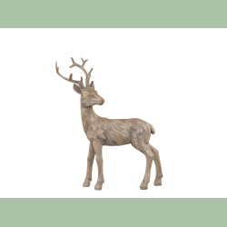 Hjort med lidt guld glimmer H17