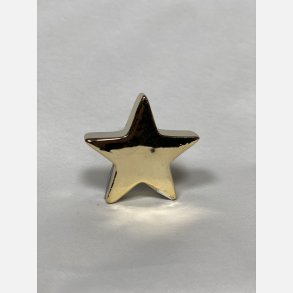 Guld keramik stjerne