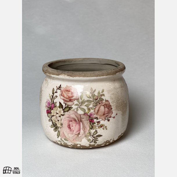 Lille keramik skjuler med roser