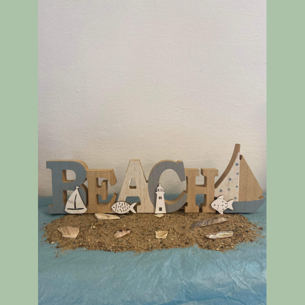 Beach skilt