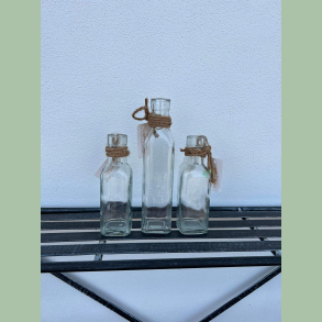 flaske med snor h 15,5