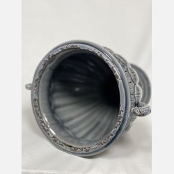 Bl keramik potte med rer