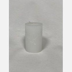 Rustikt hvidt bloklys lille