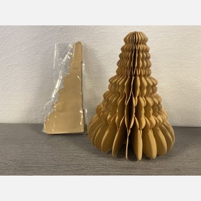 Amber papir juletr H15