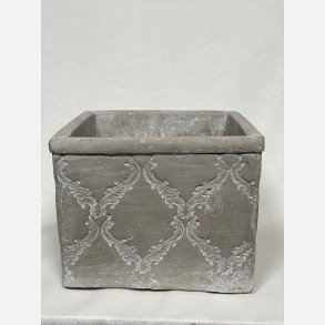 Firkantet cement skjuler