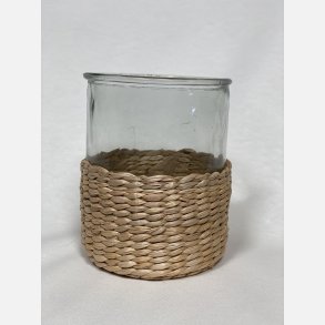 Glas med straw stort